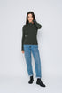 Mary-Mock Neck Long Sleeve